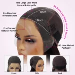 Tinashe hair 13x6 HD lace wig details