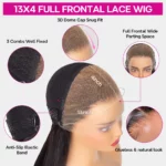 Tinashe hair HD lace frontal wig details 1