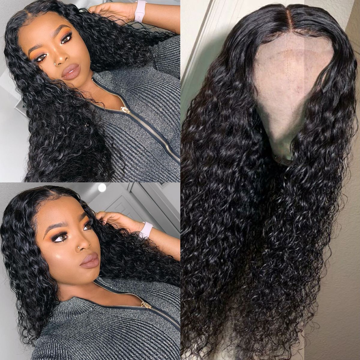 Deep Wave Curly X Lace Front Wigs Tinashehair
