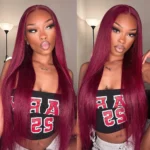 Tinashe hair 99j straight lace wig