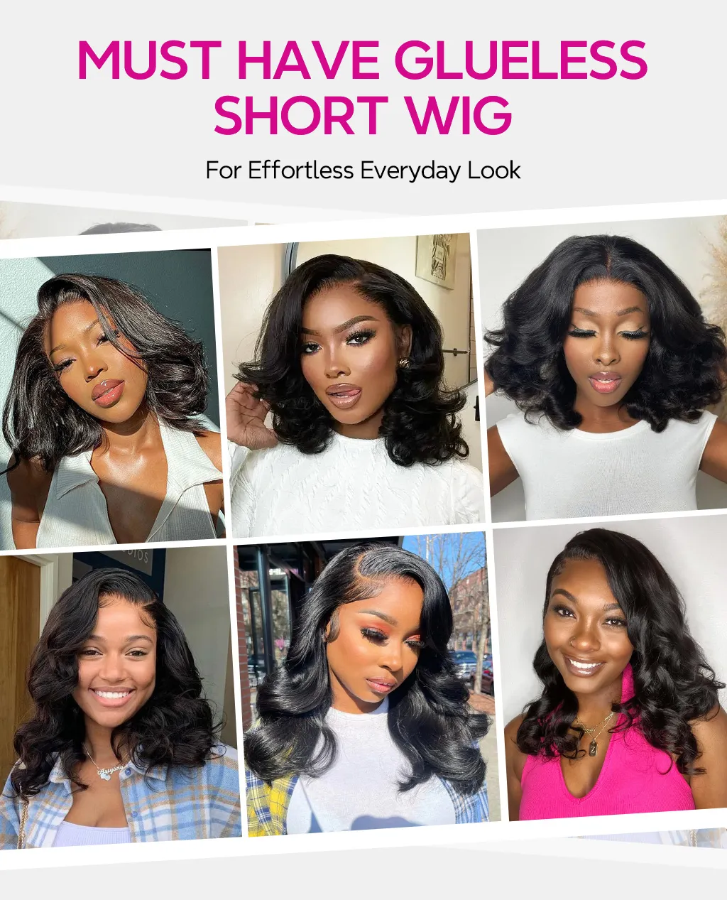 Tinashe hair loose body wave short wig show