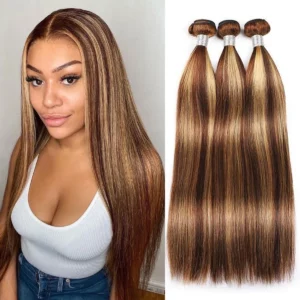 Tinashe hair highlight straight hair bundles (9)