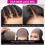 Silk base lace wig detail 2