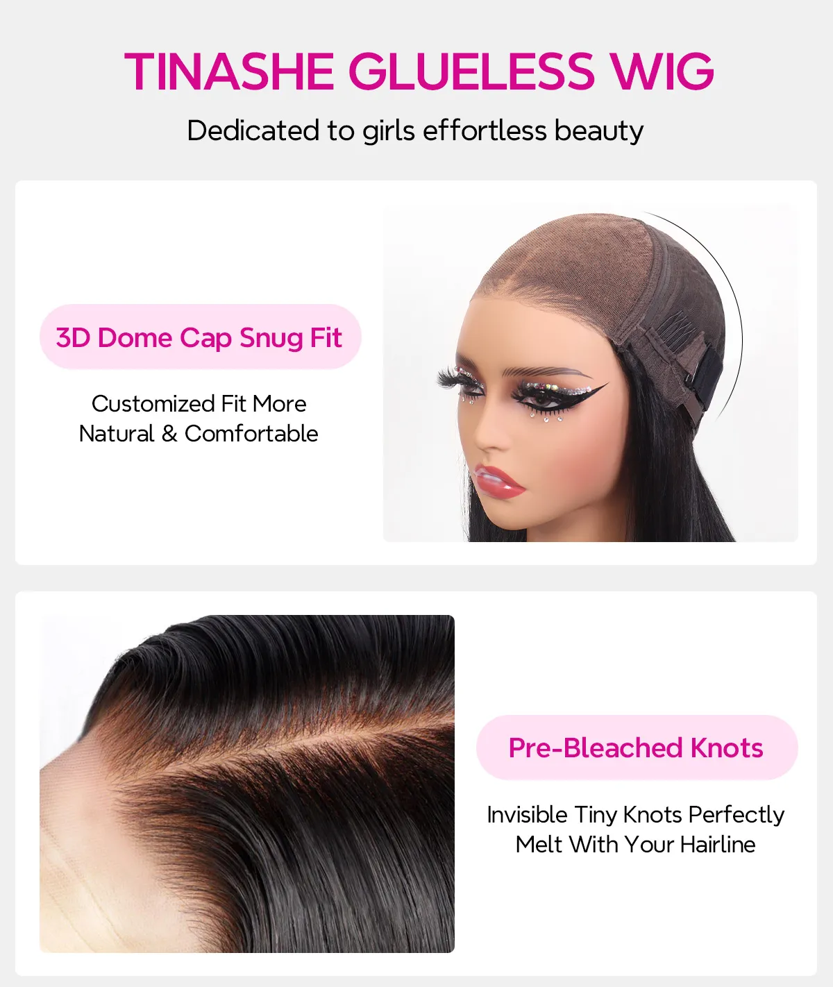 Tinashe hair classic glueless wig details (2)